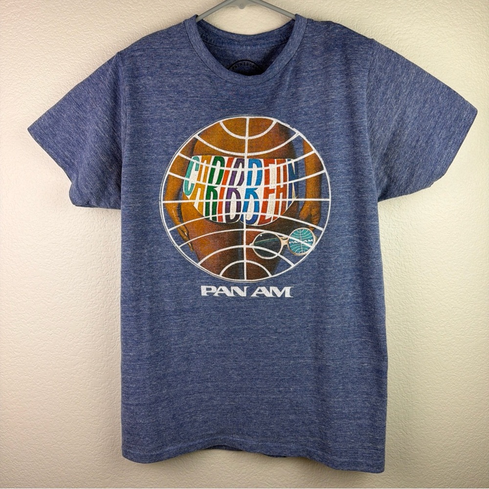 Palmer Cash Shirt Short Sleeve Pan Am Blue Men’s Medium
